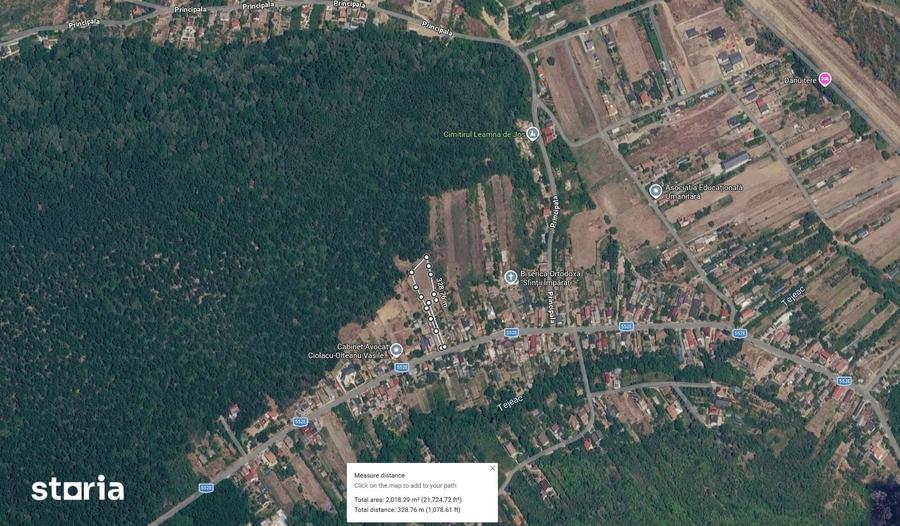 Teren de 2000 mp, în Bucovăț