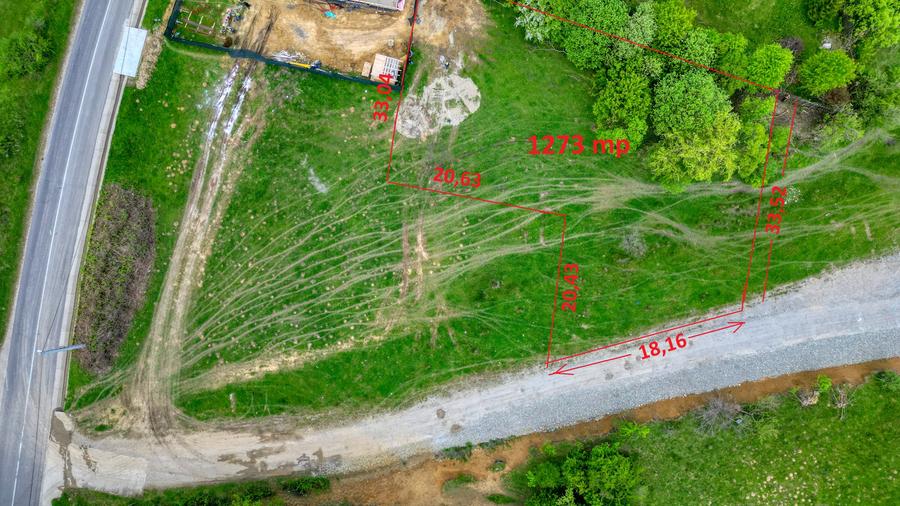 Teren Construcții intravilan de 1273 mp, în Tohănița