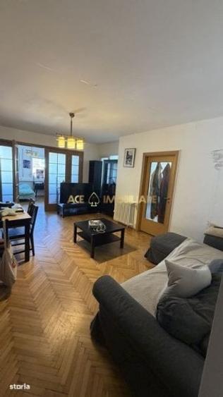 Apartament cu 4 camere decomandat, mobilat în Cișmigiu