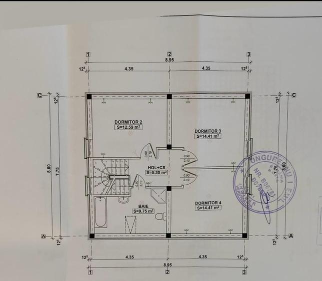 Casă cu 4 camere în Samurcași