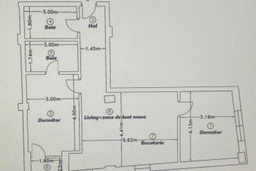 Apartament 3 camere, 69,56mp | Zona Calea Baciului | Cluj | - 1
