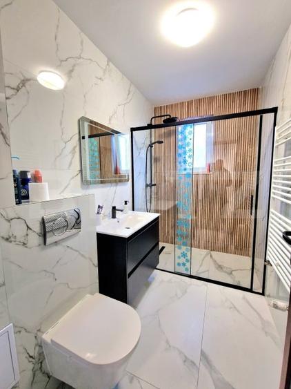 Apartament cu 2 camere semidecomandat, mobilat în Florești