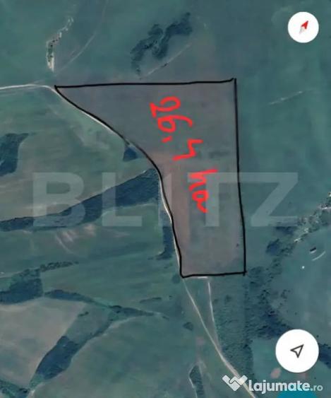 Teren de 243504 mp, în Ardud