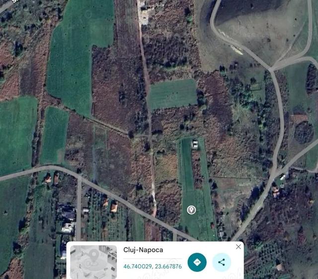 Teren de 1200 mp, în Borhanci