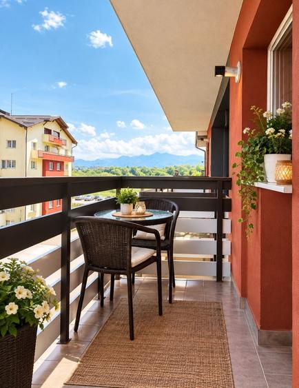 Apartament cu 2 camere decomandat în Sânpetru