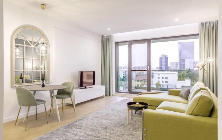 Apartament cu 2 camere semidecomandat, mobilat în Aviației