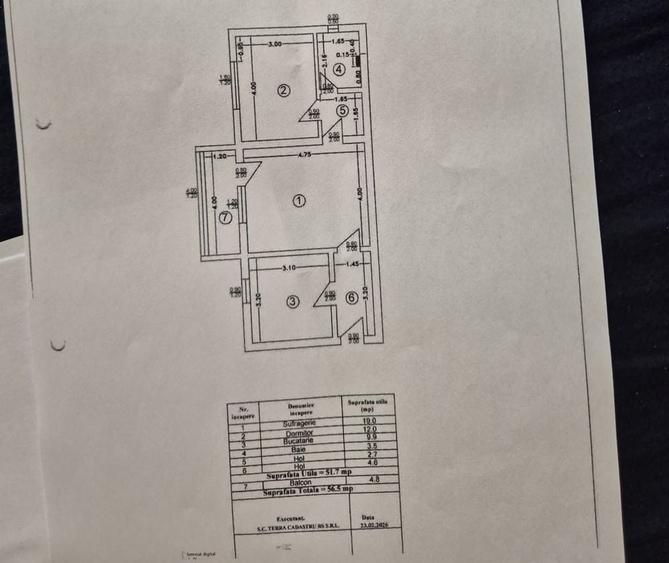 Apartament cu 2 camere semidecomandat în Steaua