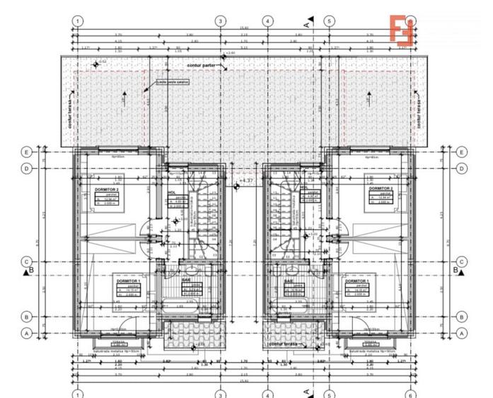 Duplex cu 4 camere cu Canalizare în Moșnița Veche