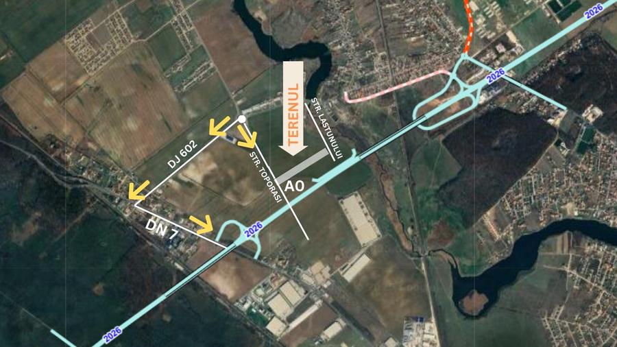 Teren Construcții intravilan de 7790 mp, în Buftea
