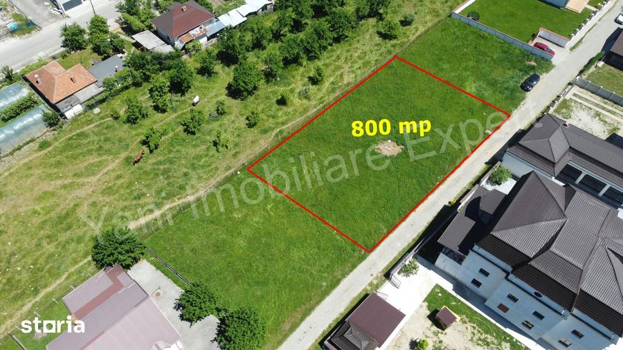Teren de 800 mp, în Central