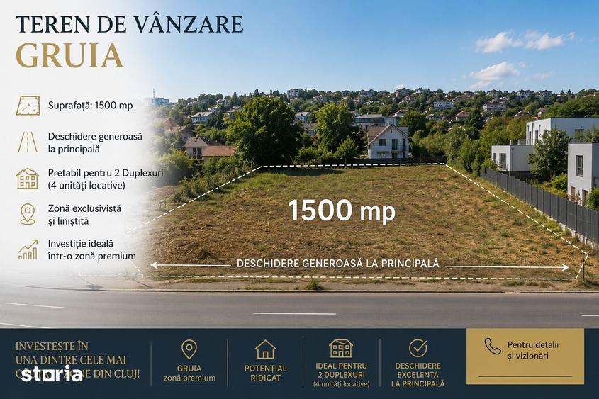 Casă cu 3 camere cu Teren 1500 Mp în Gruia