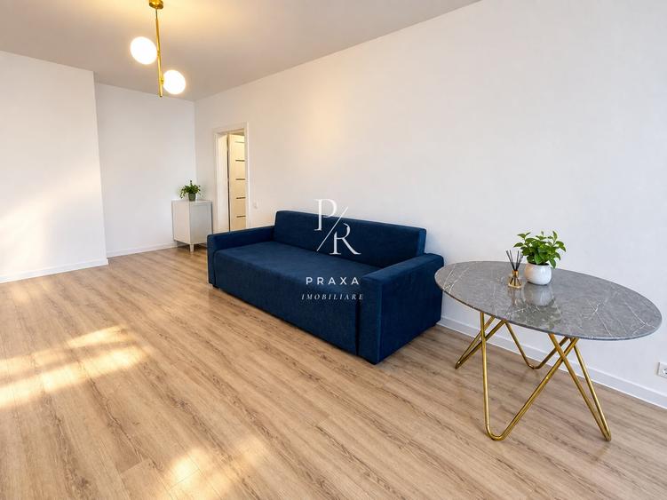 Apartament cu 2 camere semidecomandat, mobilat în Florești
