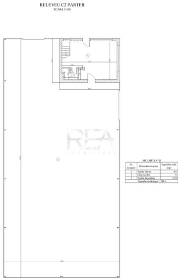 Spațiu industrial, de 552.20001220703 mp, în Afumați