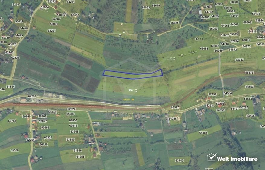Teren agricol intravilan de 5300 mp, în Dej