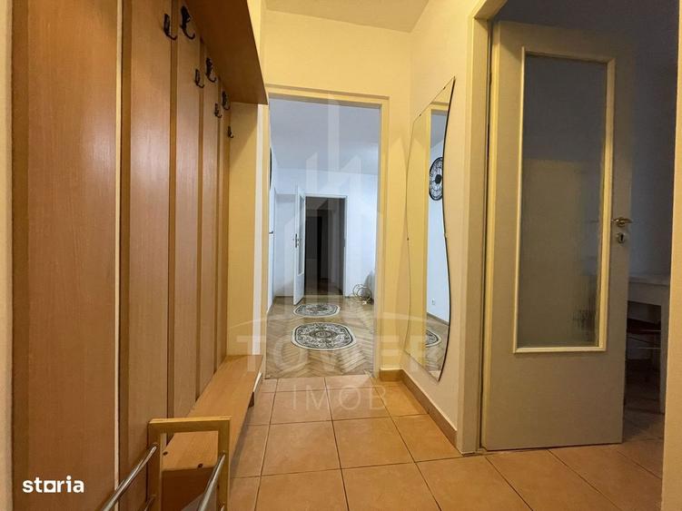 Apartament cu 3 camere decomandat, mobilat în Mihai Viteazul