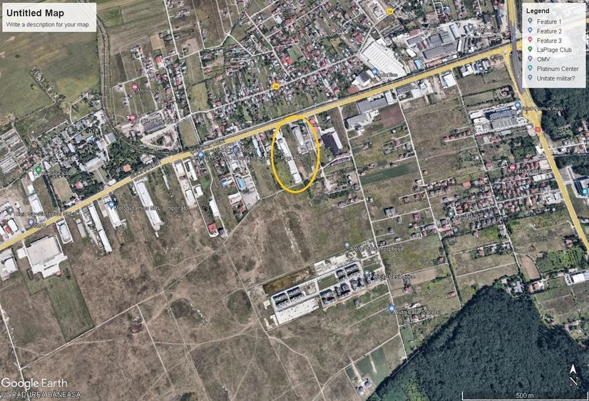 Teren Construcții intravilan de 9811 mp, în Nord