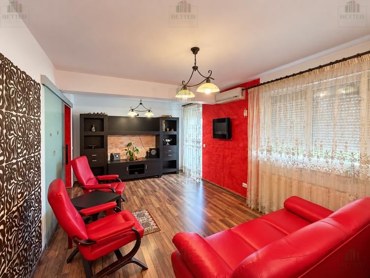 Apartament cu 3 camere semidecomandat în Popești-Leordeni
