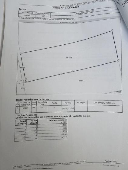 Teren de 500 mp, în Valea Lupului