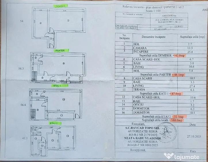 Casă cu 7 camere cu Teren 117 Mp în Ultracentral