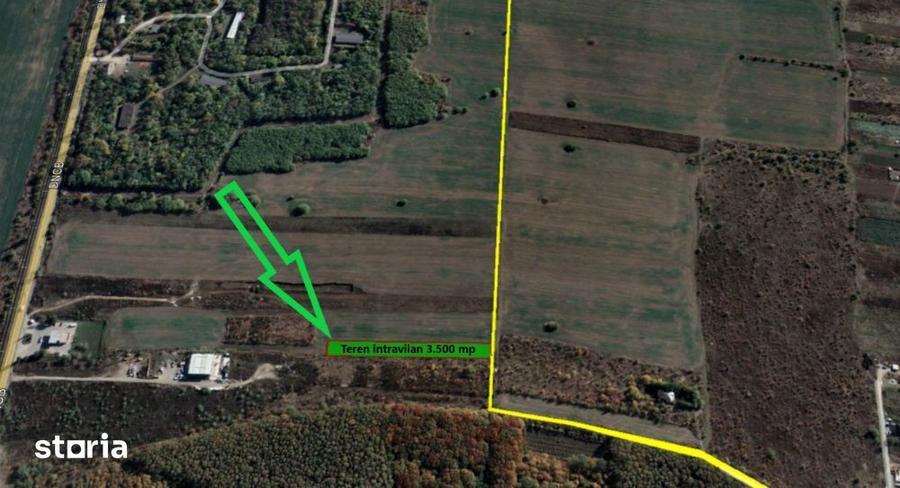 Teren de 3500 mp, în Central