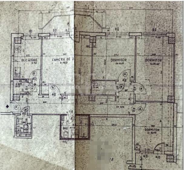 Apartament cu 4 camere decomandat în Lujerului