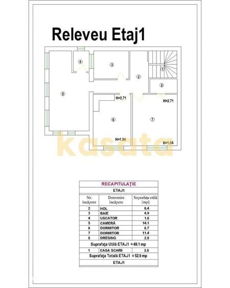 Casă cu 4 camere cu Teren 130 Mp în Băneasa