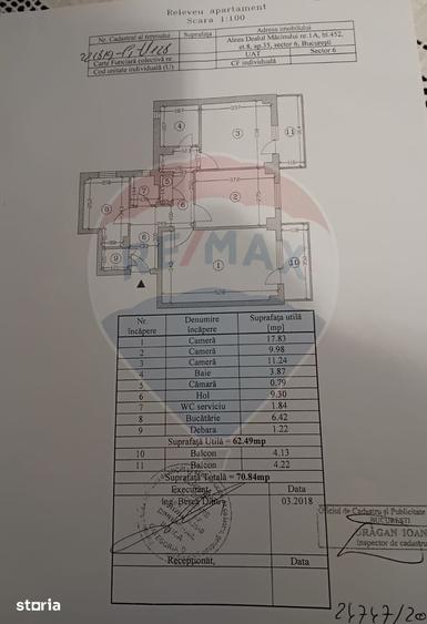Apartament 3cam,3 min de metrou Drumul Taberei, sector 6 - 1