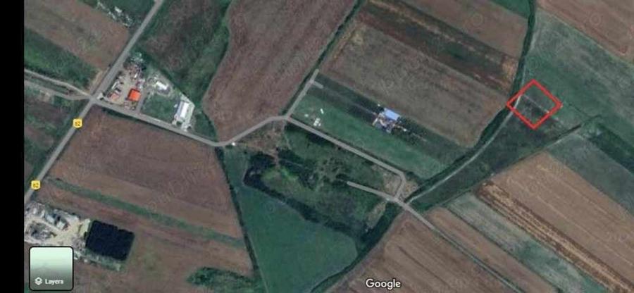 Teren de 1290 mp, în Sud