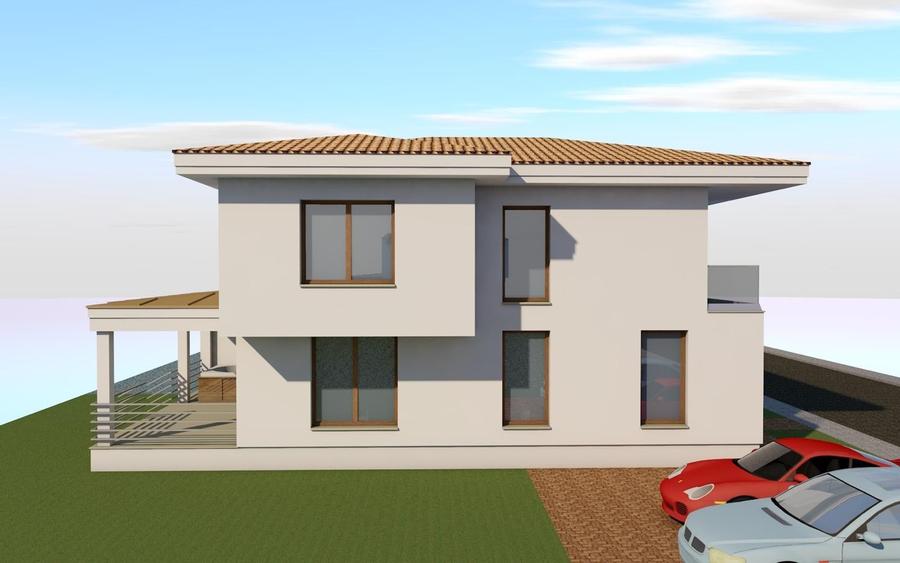 Casă individuală cu 5 camere cu Canalizare în Cetate