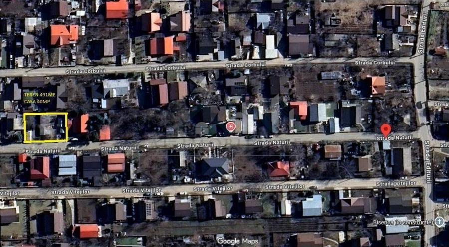 Teren de 491 mp, în Ciurea