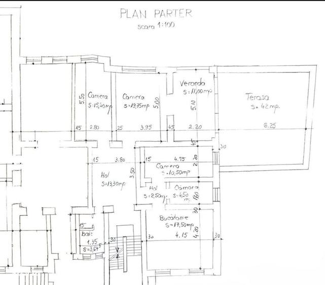 Apartament cu 4 camere în Sub Arini