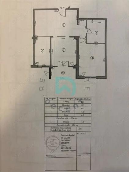 Apartament cu 3 camere în Triaj