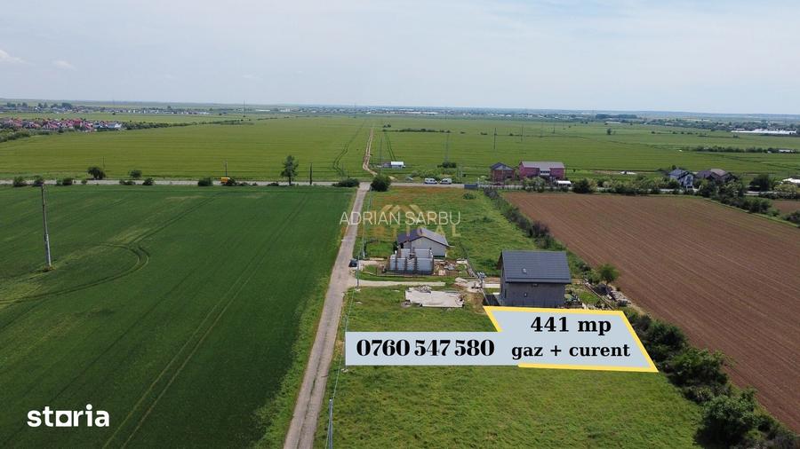 Teren Intravilan 440 mp de Vanzare Comuna Berceni