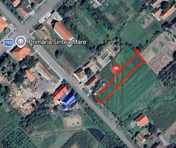 Teren de 1060 mp, în Sintea Mare