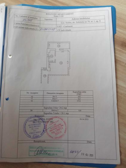 Garsonieră decomandată în Central