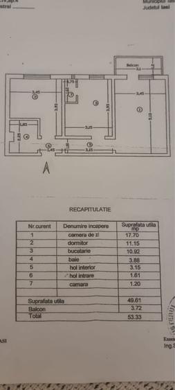 Apartament cu 2 camere decomandat în Dacia