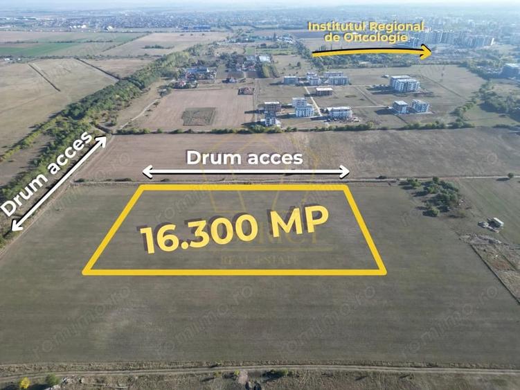 Teren de 16300 mp, în Mehala