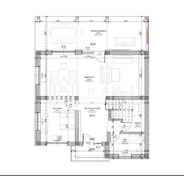 Duplex cu 4 camere cu Canalizare în Șura Mare