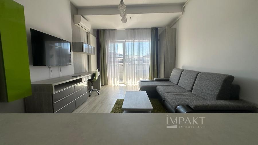 Apartament cu 2 camere semidecomandat, mobilat în Bună Ziua