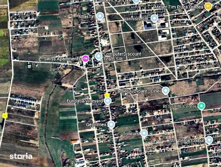 Teren de 950 mp, în Cihei
