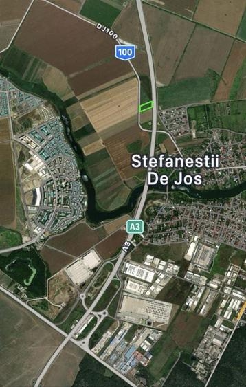 Teren de 6085 mp, în Ștefăneștii de Jos