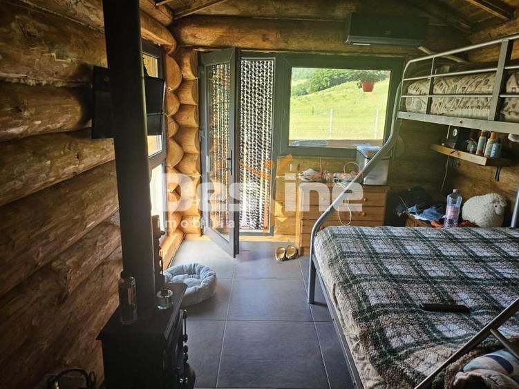 Casă individuală cu 2 camere cu Teren 1500 Mp în Trestioara