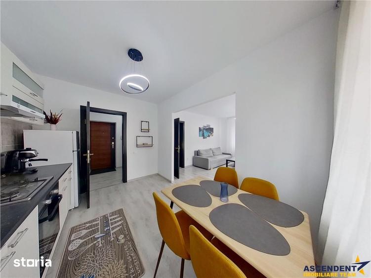 Apartament cu 2 camere, mobilat în Sânpetru