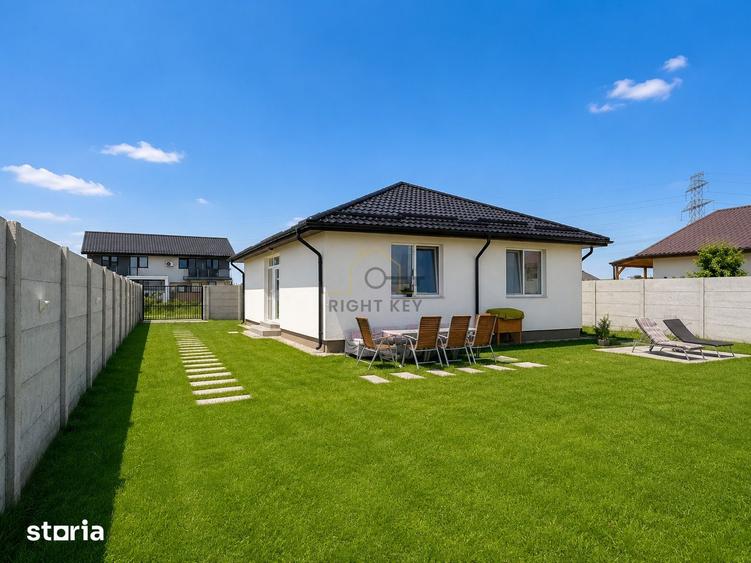 Mutare rapida!Casa parter,4 cam, placa de beton, 500mp teren!Comision0 - 4