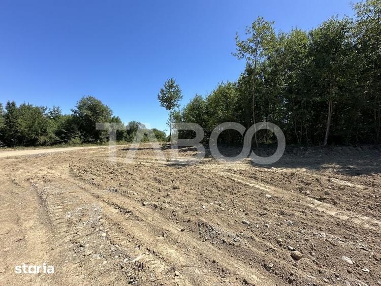 Teren de 1800 mp, în Hârseni