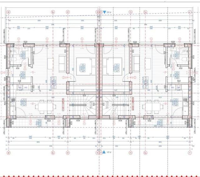 Duplex cu 4 camere cu Canalizare în Chinteni