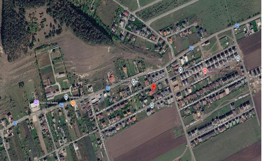 Casă individuală cu 3 camere cu Canalizare în Sânpetru