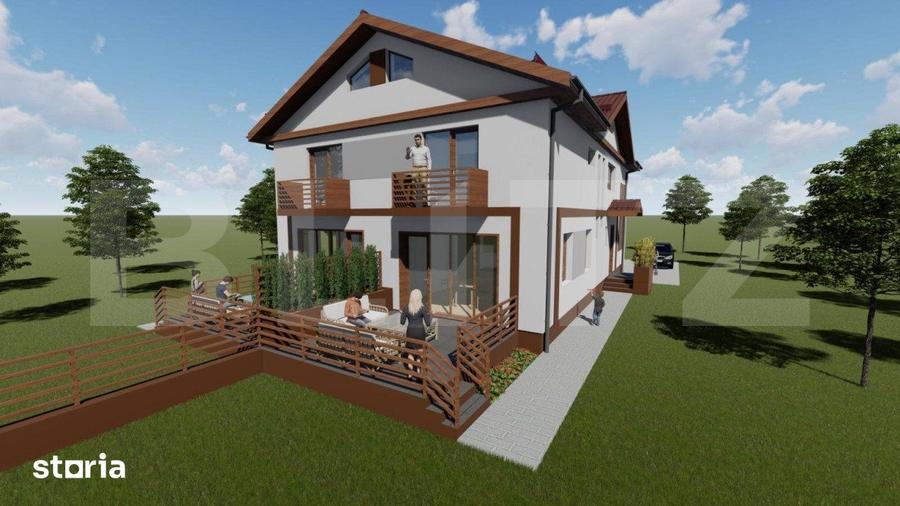 Duplex 4 camere, 140 mp utili, suprafata teren 300 mp, Giroc - 6