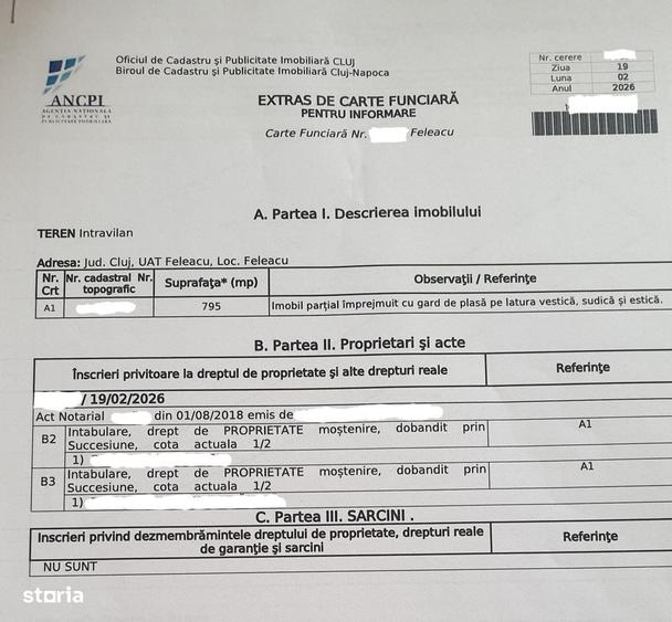 Teren agricol de vanzare, 795mp, acces asfaltat - 2