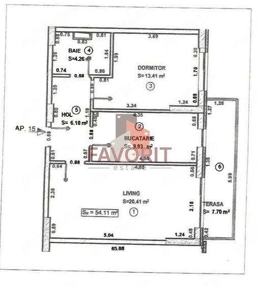 Apartament cu 2 camere decomandat, mobilat în Circumvalațiunii